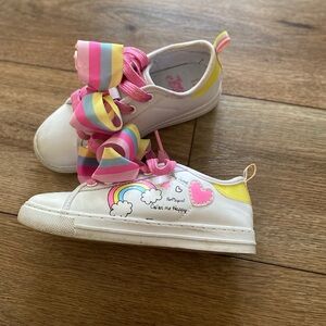 Colorful Kids Sneakers with Rainbow Design